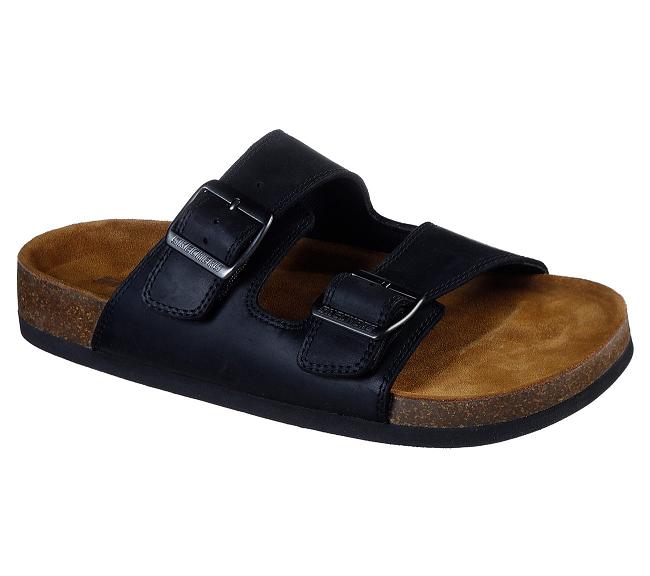 Sandalias de Verano Skechers Hombre - Krevon Negro TEFGU6578